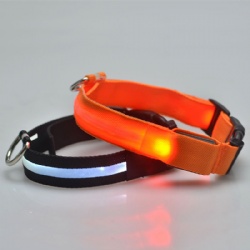 Colorful luminescent nylon collar